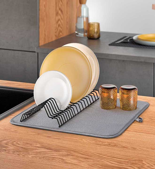 METALTEX Drytex dish rack with drying mat