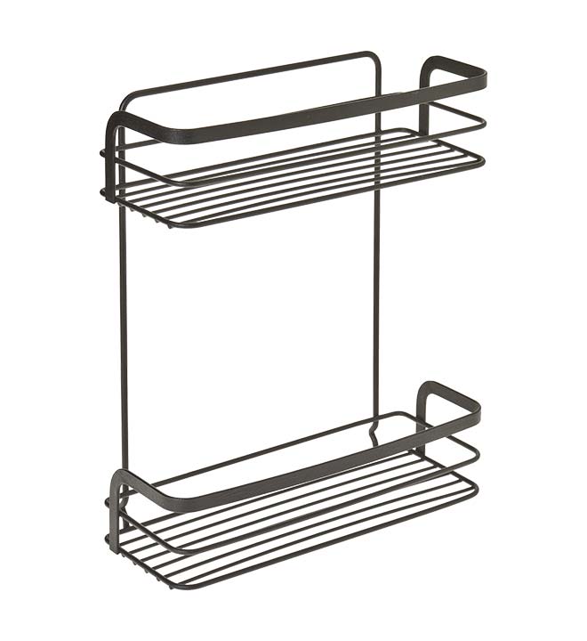 Metaltex USA Inc. Under Shelf Basket, White, 16-inch